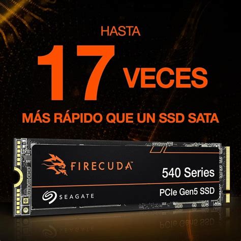 Seagate FireCuda 540 2TB SSD M 2 2280 PCIe Gen 5 PcComponentes Pt