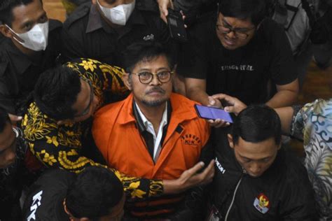 Kpk Perpanjang Masa Penahanan Syahrul Yasin Limpo Hari