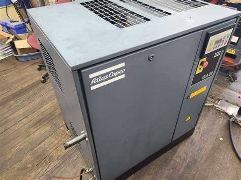 Used ATLAS COPCO GA22 Rotary Screw Sliding Vane Air Compressors LEV