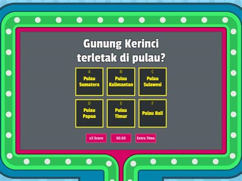 Kondisi Geografis Indonesia Gameshow Quiz