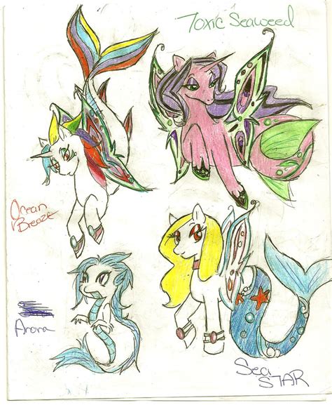 MLP Sea ponies! by Coraline-176 on DeviantArt