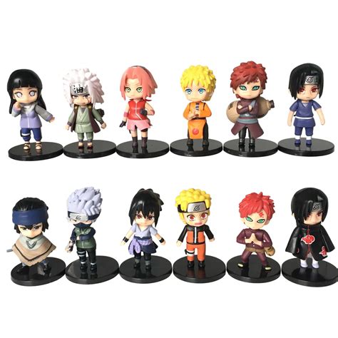 3D Cartoon Hot Sale Complete A Full Set 12 Of PVC Japanese Figure Toys Anime Action Figure PVC