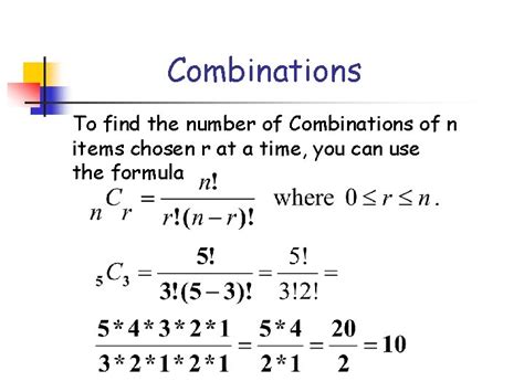 Permutations And Combinations Objectives Apply Fundamental Counting