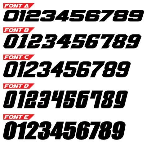 Collection 92+ Pictures Number Fonts For Race Cars Updated