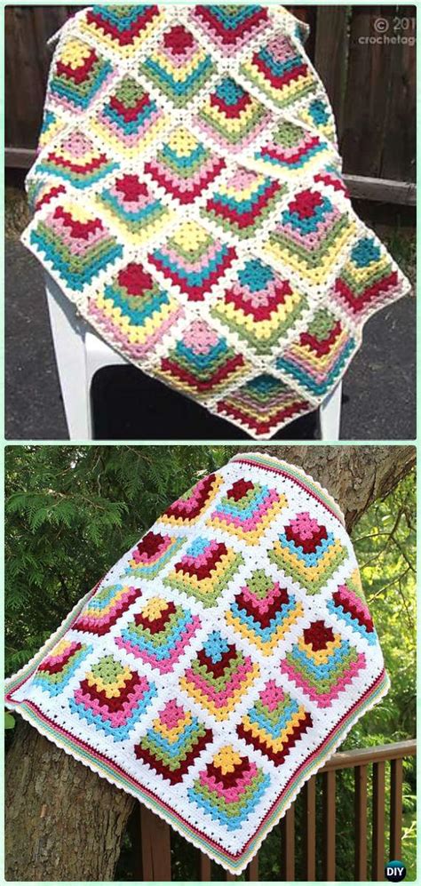 How To Crochet A Blanket Using Granny Squares At David Carstens Blog