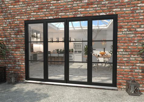 Part Q Mm Black Heritage Aluminium Bifold Doors Left Right At