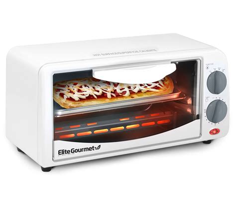 Elite Gourmet 2 Slice Toaster Oven With Broilerand Timer