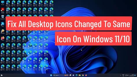 Arreglar Iconos Del Escritorio Cambiados Al Mismo Icono En Windows 11