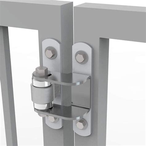 Heavy Duty Face Mount Badass Gate Hinge Bolt On Steel Opens To 180° Zinc Plating Up To