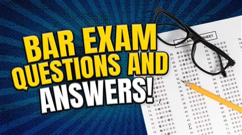 Bar Exam Questions And Answers Best Bar Exam Questions And A