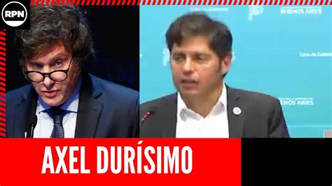 Axel Kicillof LE LLENÓ LA CARA DE DEDOS a Javier Milei Presidente