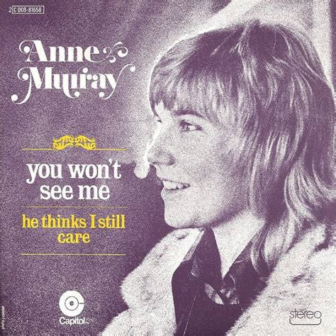 Anne Murray - You Won't See Me / He Thinks I Still Care (1974, Vinyl ...