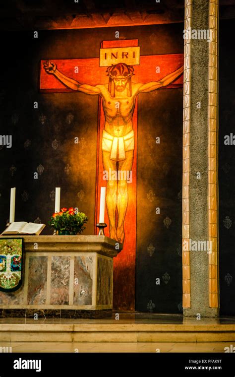 Inside The Evangelical Lutheran Church In Ulm Germany Stock Photo Alamy