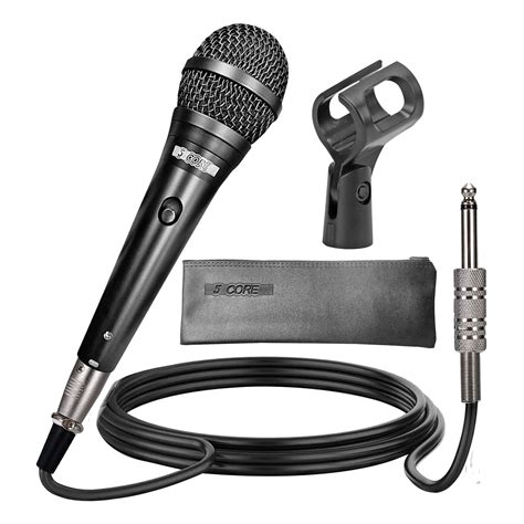 5 Core Premium Vocal Dynamic Cardioid Handheld Microphone Neodymium