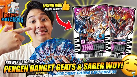 PANTANG MENYERAH SEBELUM DAPET GEATS DAN SABER RIDE CHEMY TRADING CARD