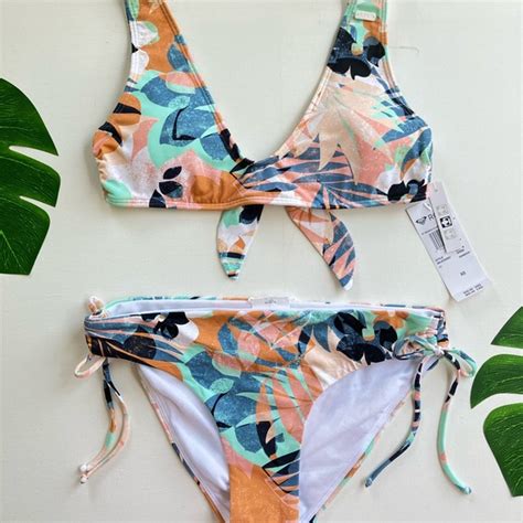 Roxy Swim Roxy Beach Classics Full Body Bikini Set Poshmark