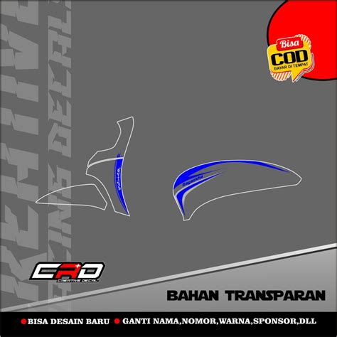 Jual STRIPING TRANSPARAN SCOOPY NEW LIST STICKER POLET BENING