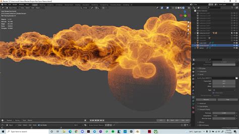 Mantaflow Fire Simulation Has Blocky Rings Blender Stack Exchange