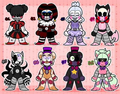 FNaF Shipping/Fusion Batch #1 [CLOSED!] by Ask-AllFNAF on DeviantArt | Fnaf drawings, Fnaf, Fnaf ...