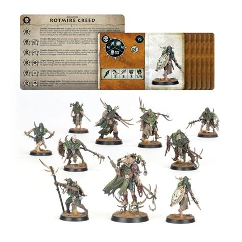 Figurines Warhammer Age Of Sigmar Warcry Rotmire Creed Best Seller