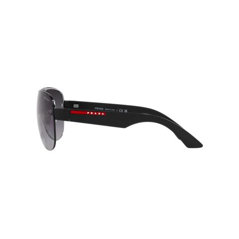 Prada Linea Rossa Ps Ys Bc U Silver Sunglasses Man