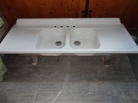 16++ Vintage cast iron sink with drainboard model | farmhousestyle