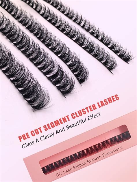 Lash Cluster14mm Self Grafting Diy Cluster Faux Mink Lashes Extensions