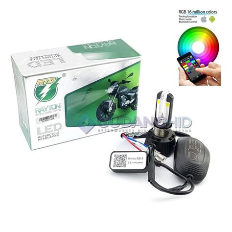 Jual Lampu LED Motor RGB 4 Sisi AC DC 40W 4 Mata 100 ORI RTD M02K RGB