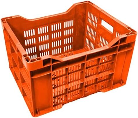 SINGHAL Multipurpose Heavy Duty Big Blue Portable Plastic Crate 540 X