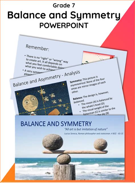 BALANCE AND SYMMETRY: Powerpoint presentation - Art assist 4 teachers