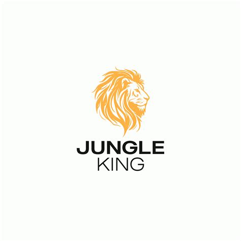 LION LOGO - JUNGLE KING - MasterBundles