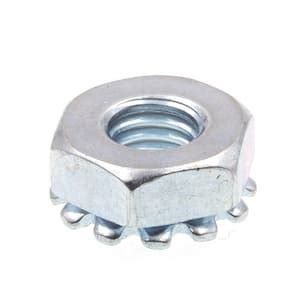 Prime Line Zinc Plated Steel K Lock Nuts With External Tooth