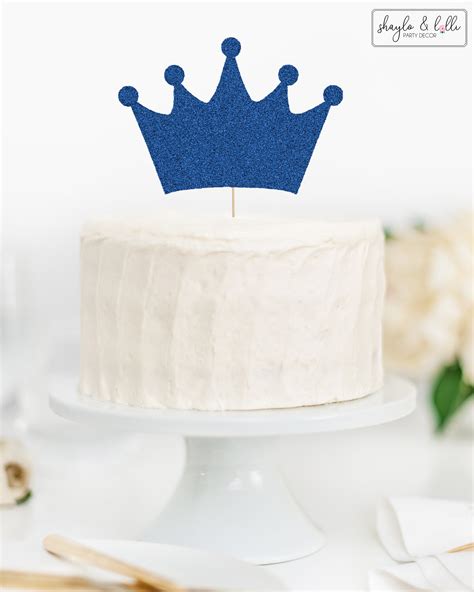 Prince Crown Cake Topper