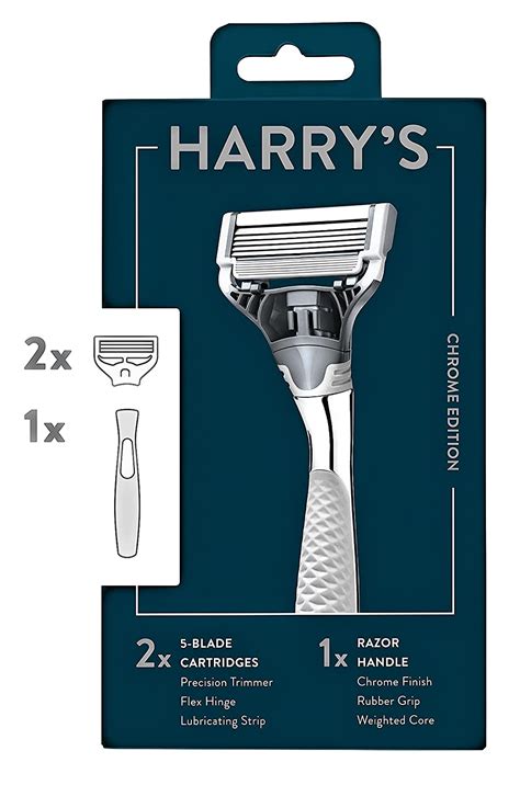 Harry S 5 Blade Men S Razor 1 Razor Handle 2 Razor Blade Refills