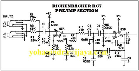 AMPLI GITAR RICKENBACKER RG7 Yohan From Indonesia