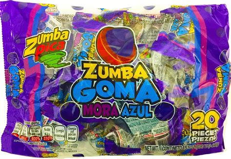 Zumba Pica Zumba Goma Bolsa Con Piezas Zumbapica Mora Azul