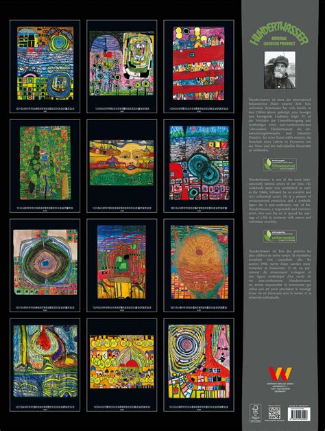 Hundertwasser International Calendar Art Architecture 3