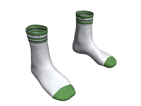 Crew Socks 3d Model 3ds Max Files Free Download Cadnav