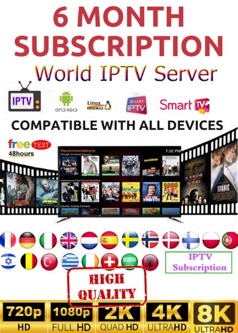 6 Month IPTV Subscription - Siptvision