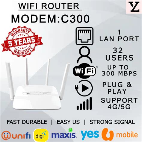 NEW C300 Modified WIFI ROUTER 4G LTE CPE Router Modem Unlocked