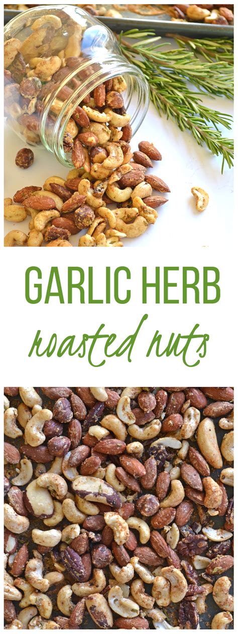 Garlic Herb Roasted Nuts Little Bits Of