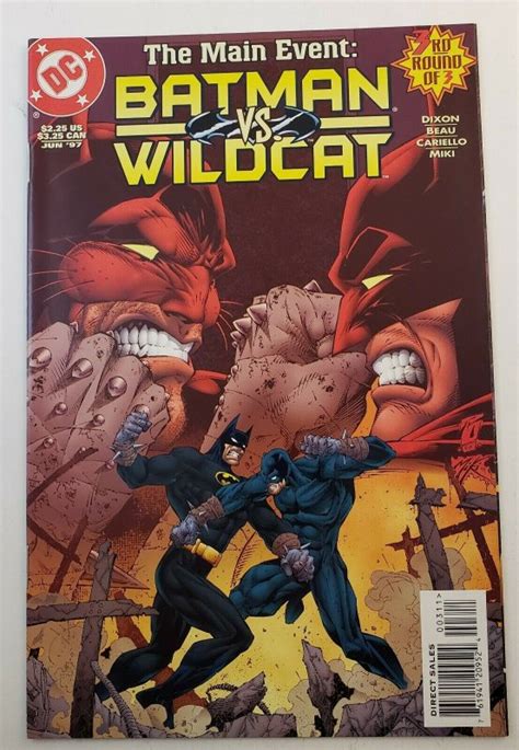 Batman Wildcat 1 3 Complete Set High Grade NM DC Comics 1997 Full