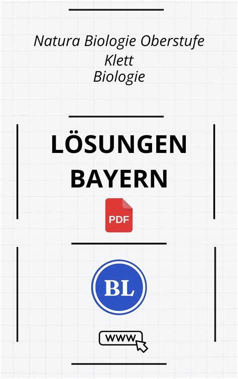 Natura Biologie Oberstufe L Sungen Bayern