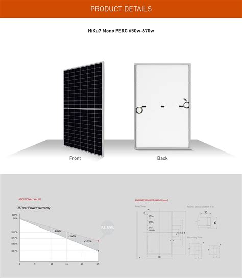 Canadian Solar Mm Hiku Ms Solar Panel Mono Half Cell W W