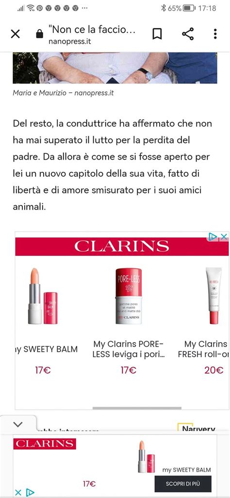 The Website For Clarins Cosmetics