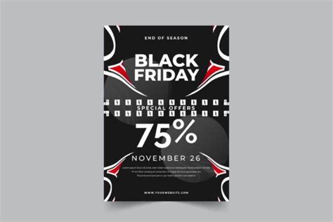 Black Friday Flyer Design Template Graphic by bossofillustrator011 ...