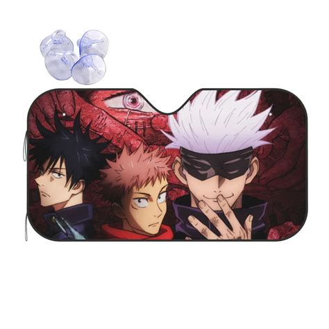 Jujutsu Kaisen Car Sunshade Automotive Front Window Visor Keep Your