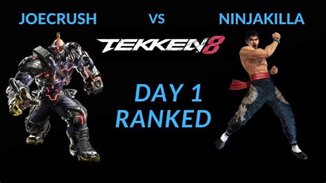 Tekken Day Rank Rush Ninjakilla Law Vs Joecrush Jack Youtube