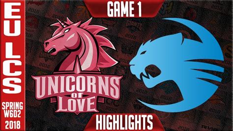 UOL Vs ROC Highlights EU LCS Week 6 Spring 2018 W6D1 Unicorns Of