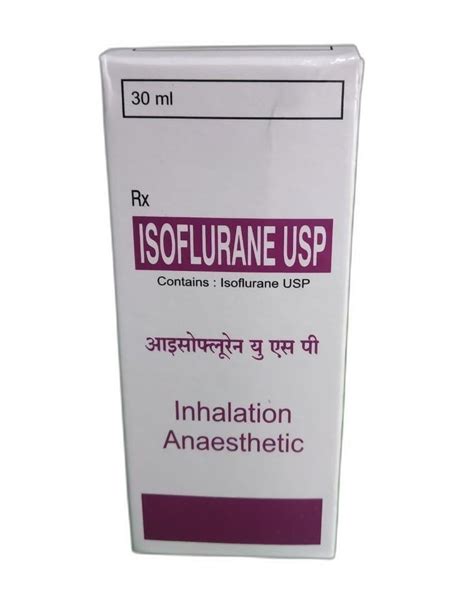 Inhalation Anaesthetic Isoflurane USP, 30 ml, Prescription at Rs 1634 ...